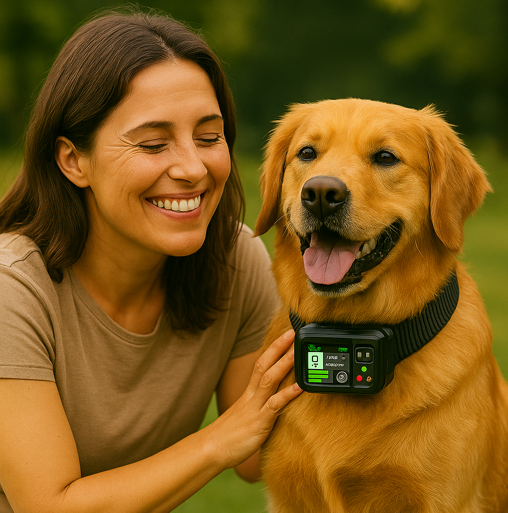Collier Antifugue GPS pour Chien – Clôture Sans Fil Intelligente & Sécurisée
